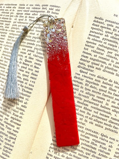 Segnalibro personalizzabile rosso - Shades by Karmen